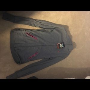 Woman Nike Dri-fit Stay Warm Zip Up Gray M